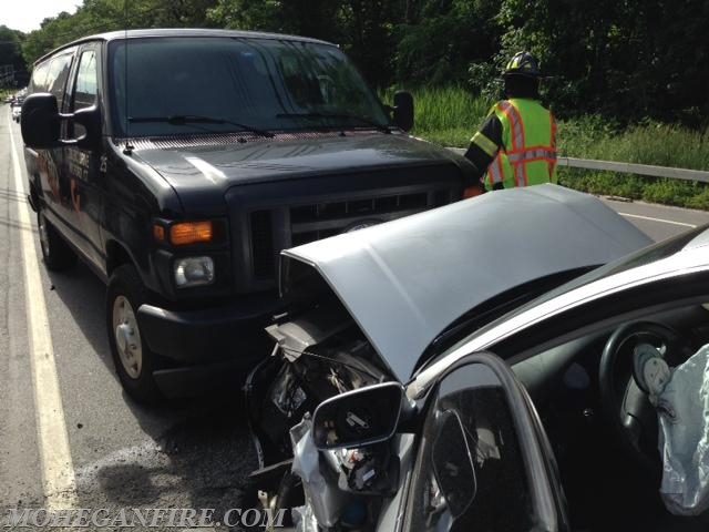 Rt. 202/Buttonwood Rd Head-On Collision On Sat. 6/21/14